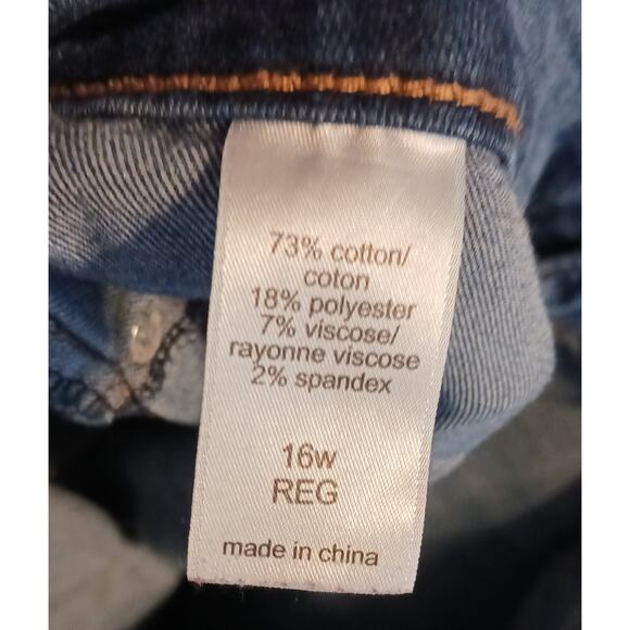 Maurices Womens High Rise Ankle Jegging Jeans Stretch 16W Measures 34Wx30L EUC - Picture 8 of 8